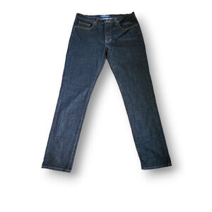 Arizona Men's Jeans Dark Blue Denim Flex Skinny Size 34x32